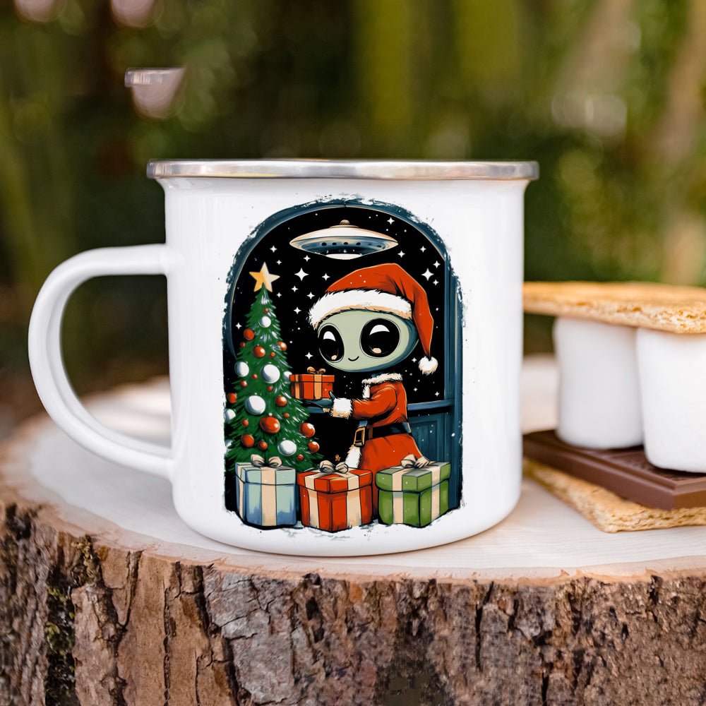 Alien Christmas Camp Mug
