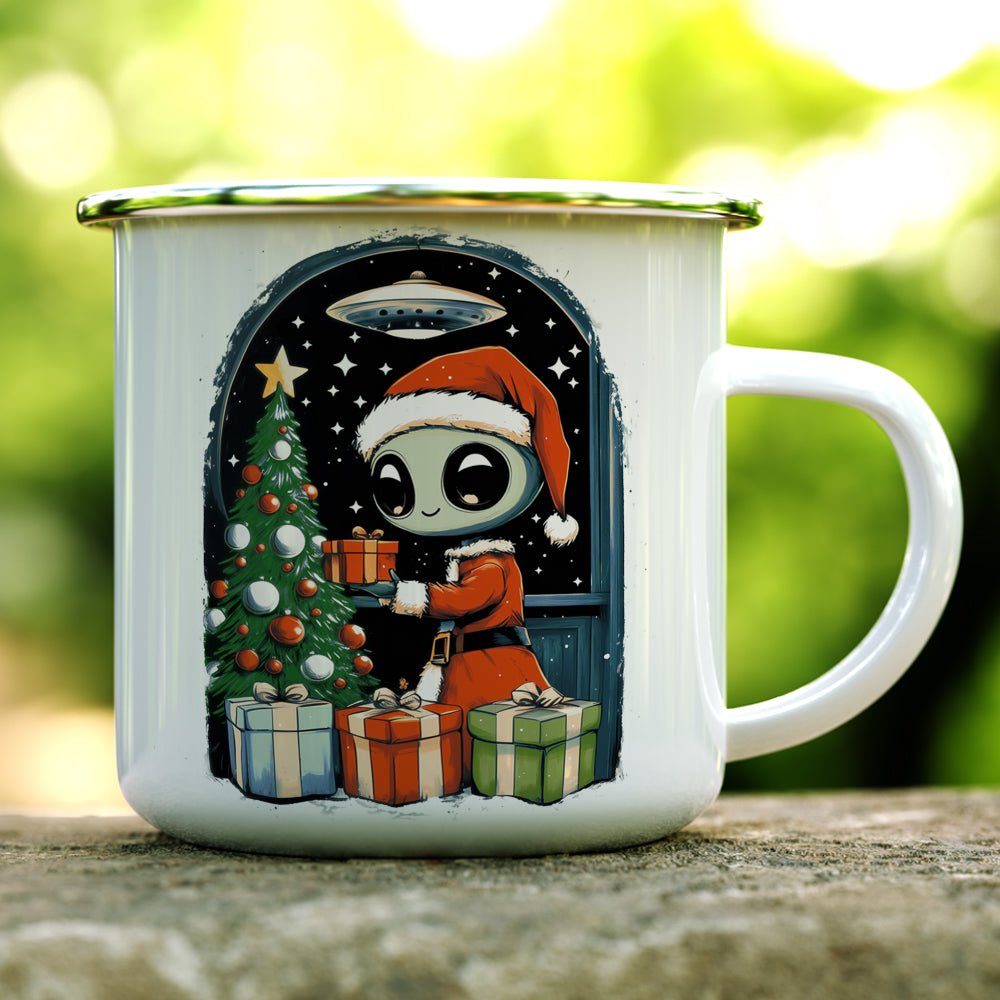 Alien Christmas Camp Mug