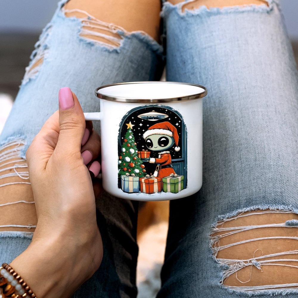 Alien Christmas Camp Mug