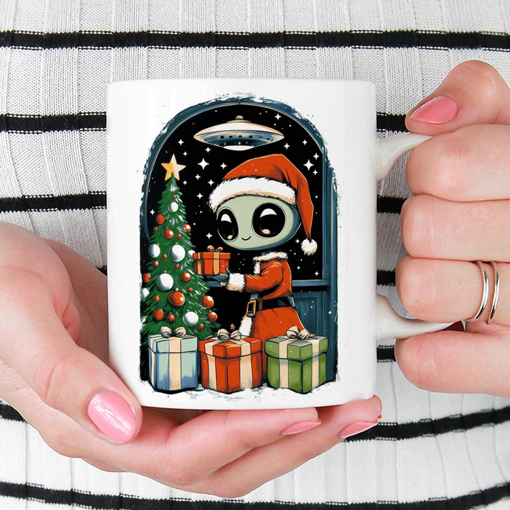 Alien Christmas Mug