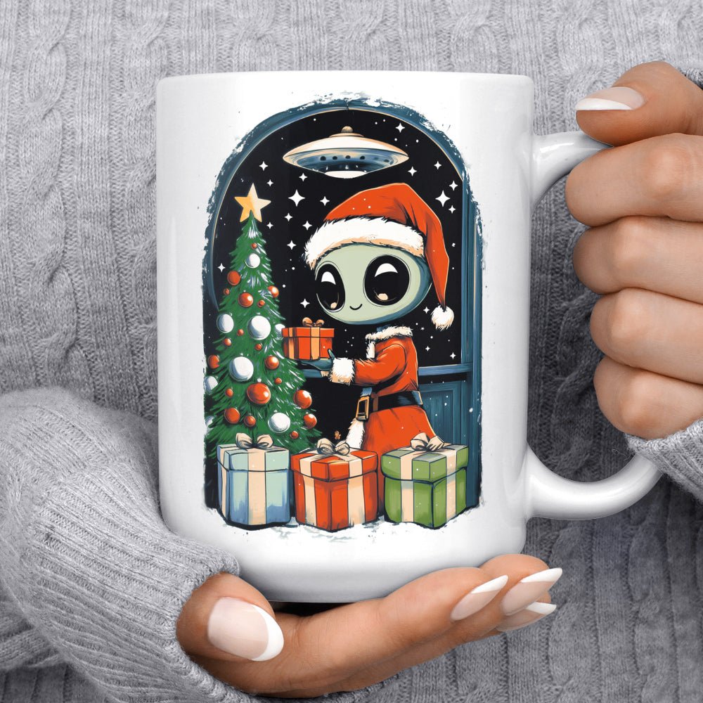 Alien Christmas Mug