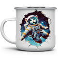 Astronaut Cat Camp Mug