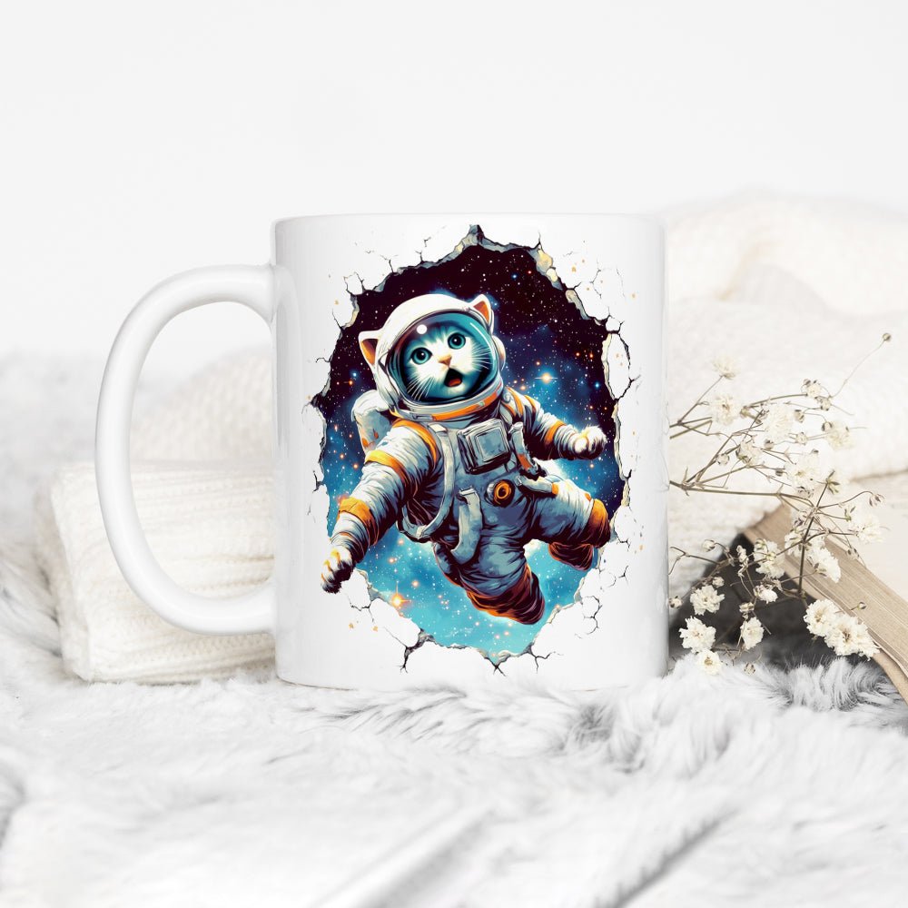 Astronaut Cat Mug