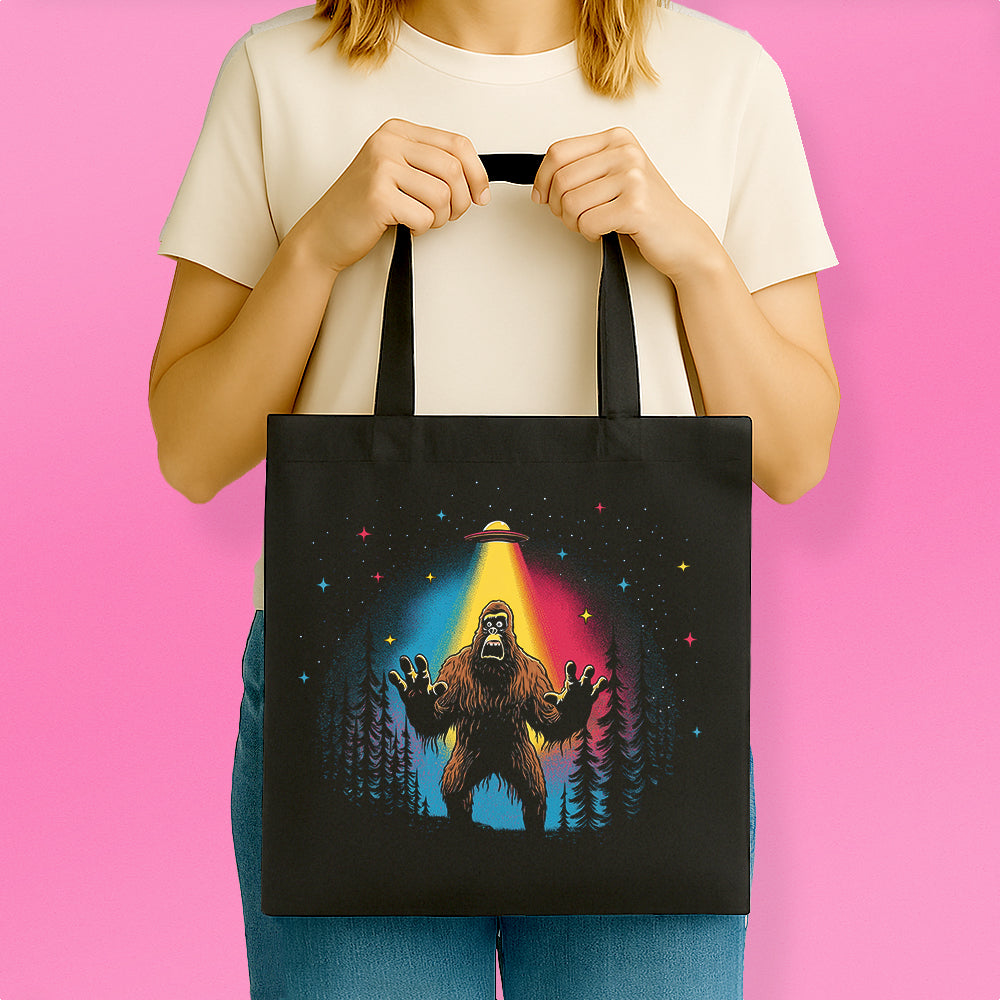 Bigfoot UFO Tote Bag