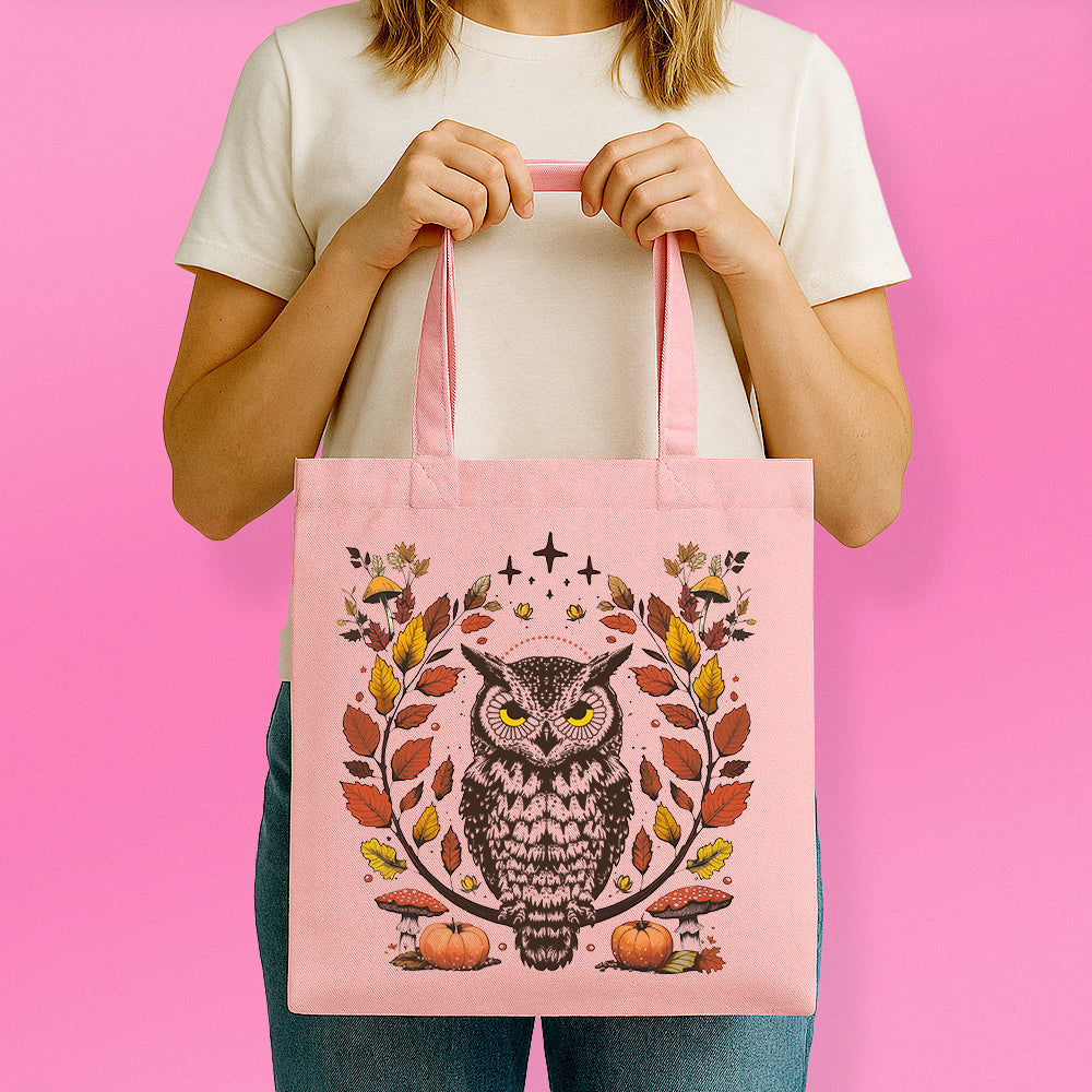 Autumn Owl Tote Bag